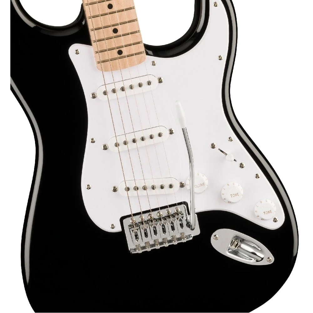 Fender Squier Sonic Stratocaster Electric Guitar Pro Bundle with Amplifier, Gigbag, Tuner, Strap, Picks, Cable, Polishing Cloth & Ebook - Image 4