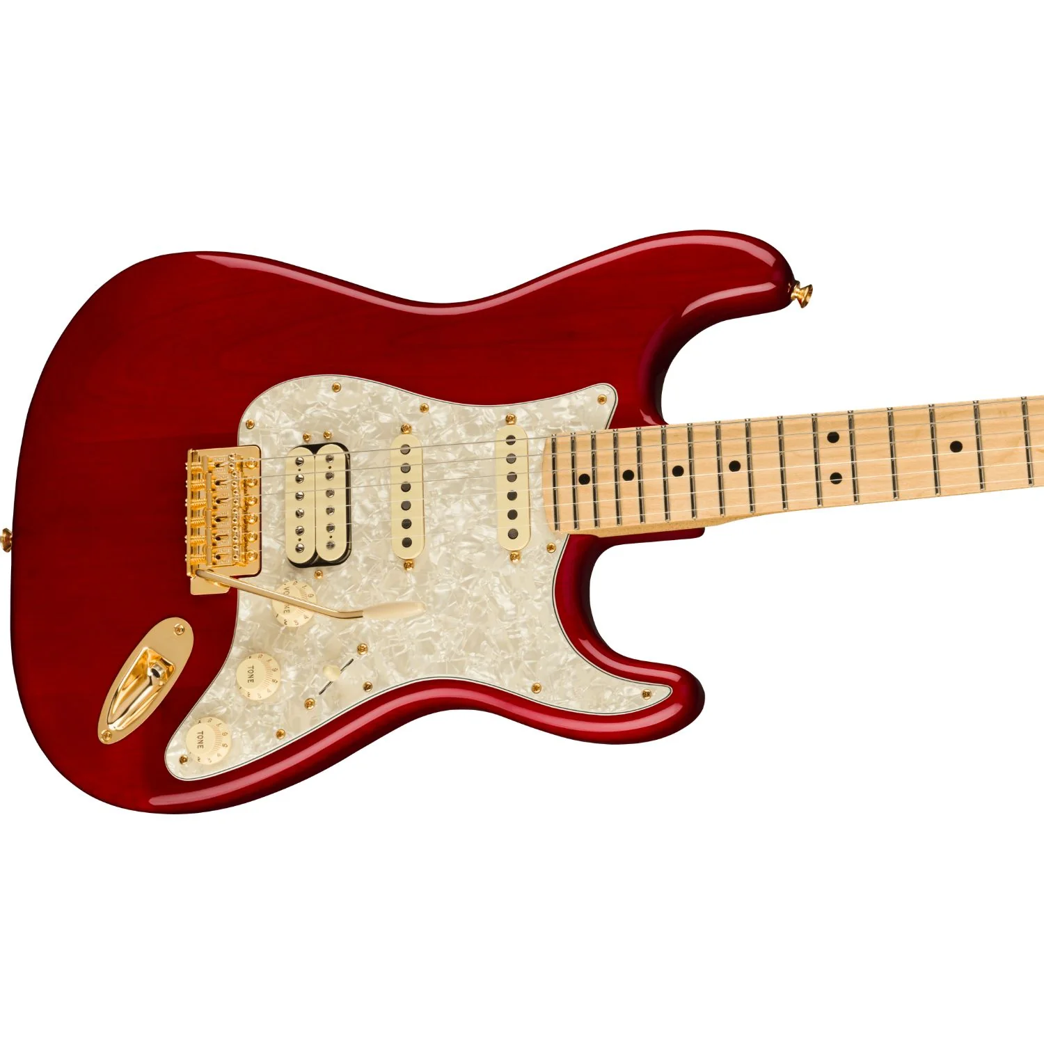 Fender Tash Sultana Stratocaster Electric Guitar - Transparent Cherry - Image 3