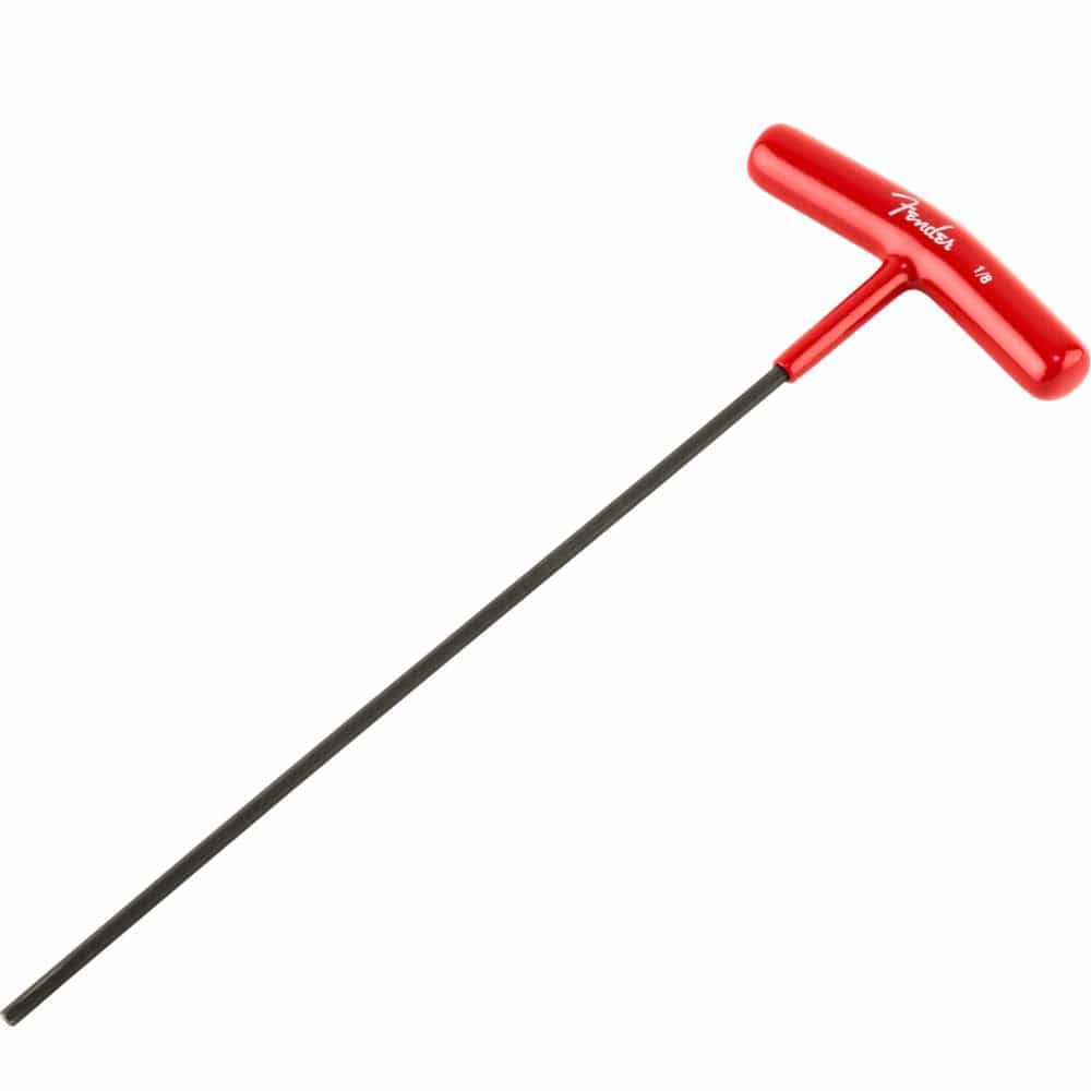 Fender Truss Rod Adjustment Wrench T-Style 1/8"- Red