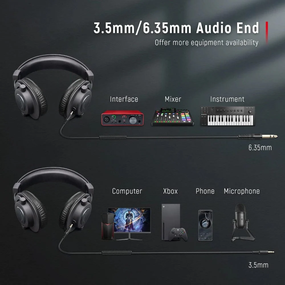 Fifine H8 Studio Monitoring Wired Headphone - Image 4