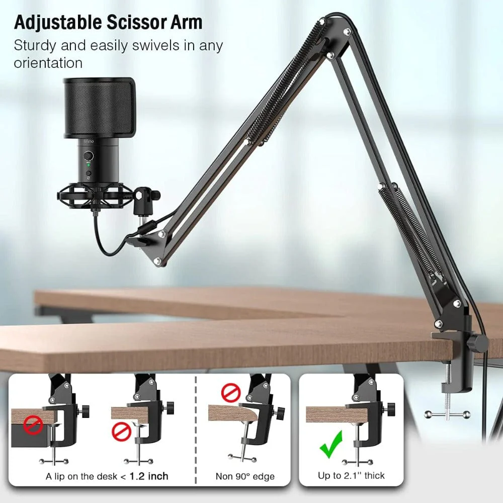 Fifine T683 USB Condenser Microphone Kit - Image 6