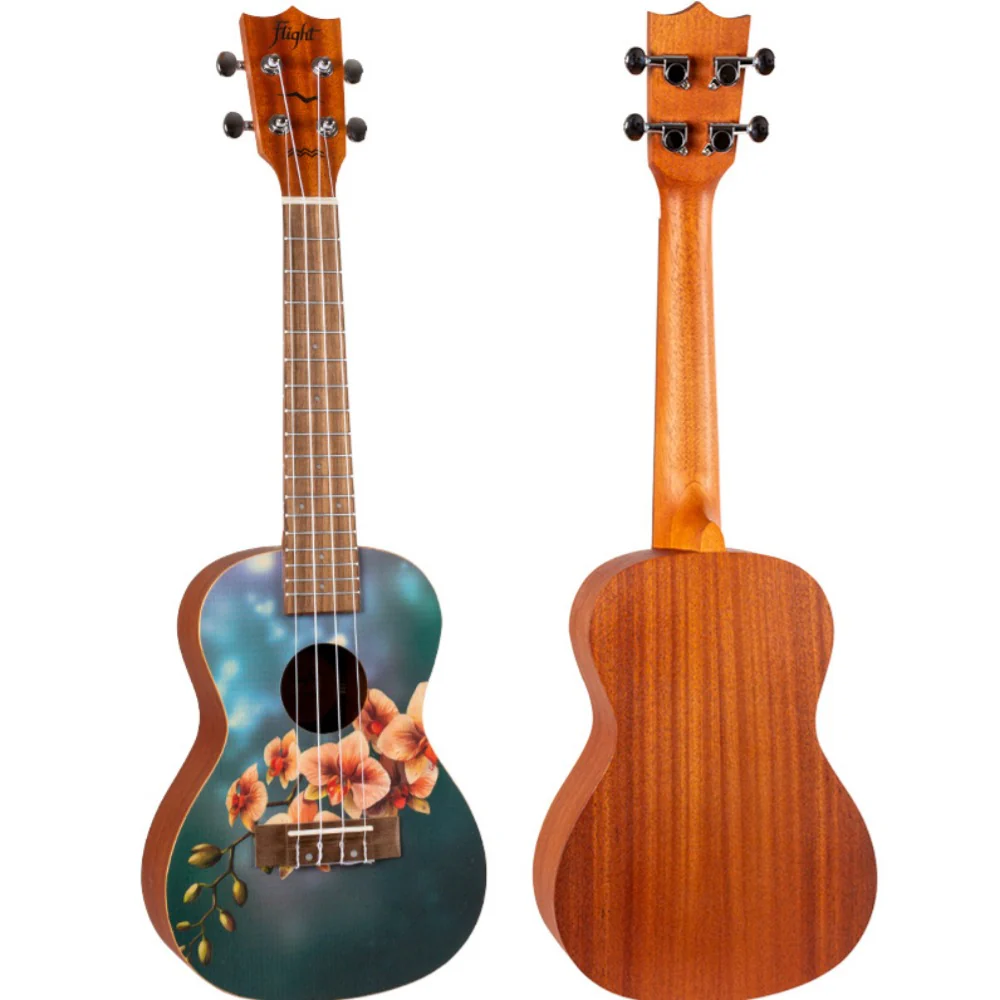 Flight AUC33 Orchid Concert Ukulele with Bag - Image 2