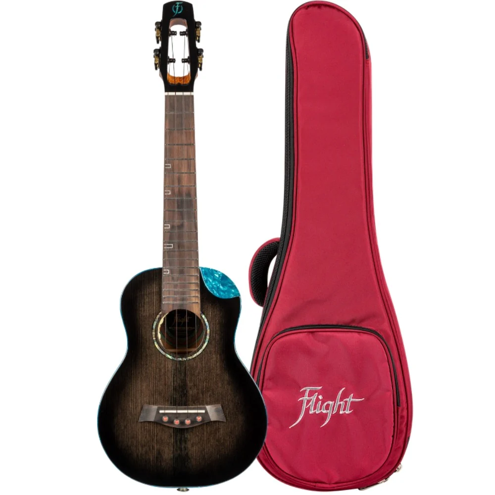 Flight Nighthawk EQ-A Electric Tenor Ukulele with Bag - Image 12