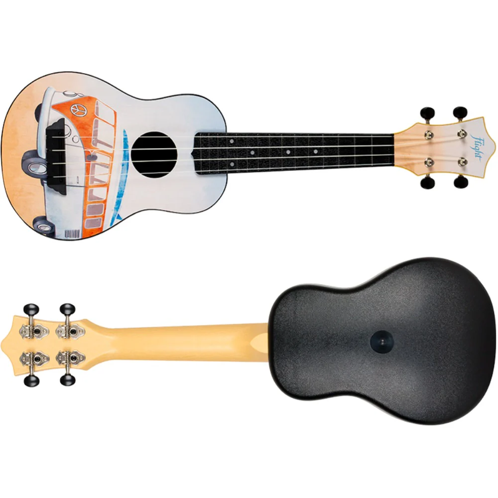Flight TUS-25 BUS Travel Soprano Ukulele with Bag - Image 4