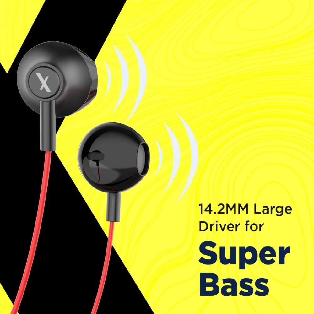 FLiX (Beetel) Thunder 1100 Bluetooth In Ear Neckband - Red - Image 3