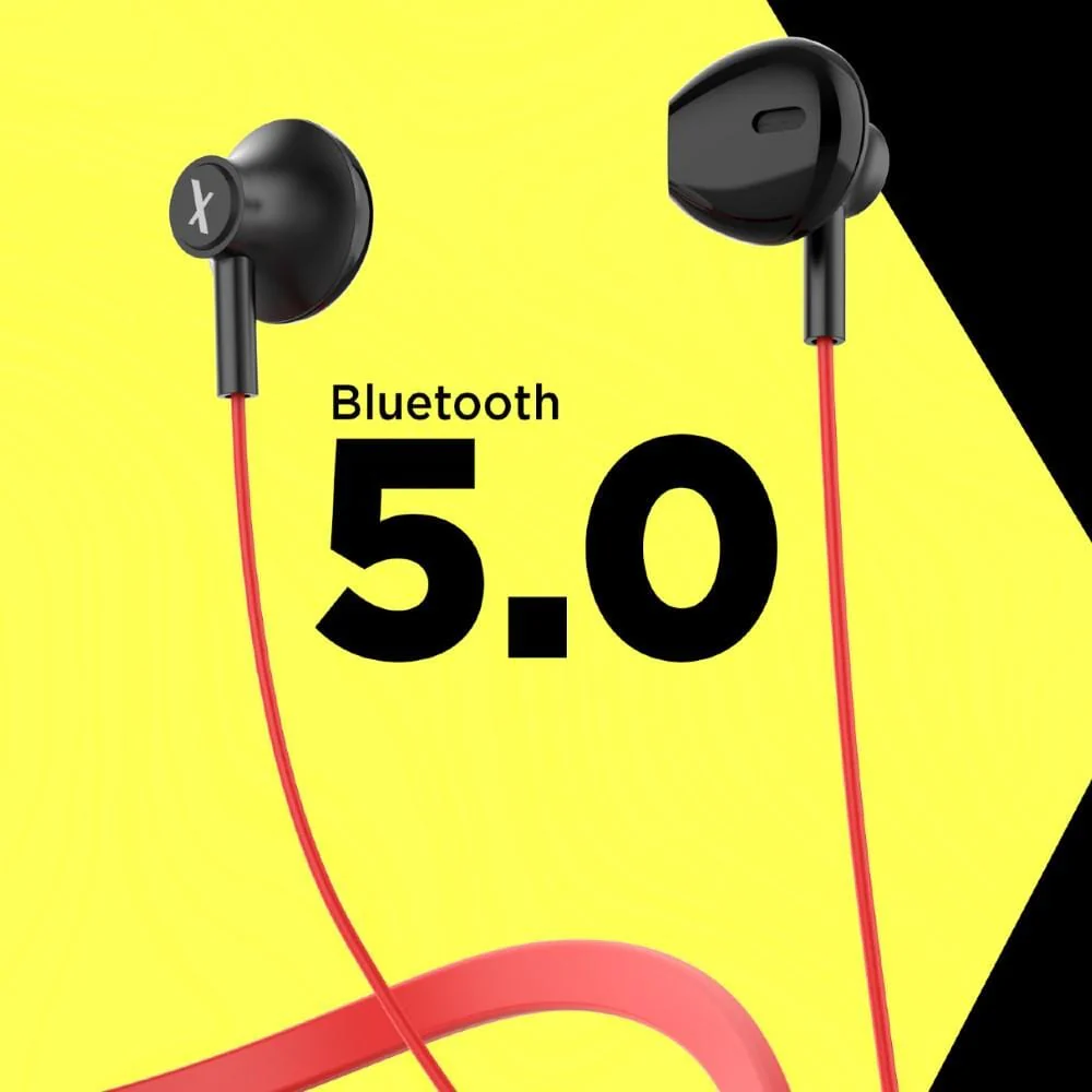 FLiX (Beetel) Thunder 1100 Bluetooth In Ear Neckband - Red - Image 7