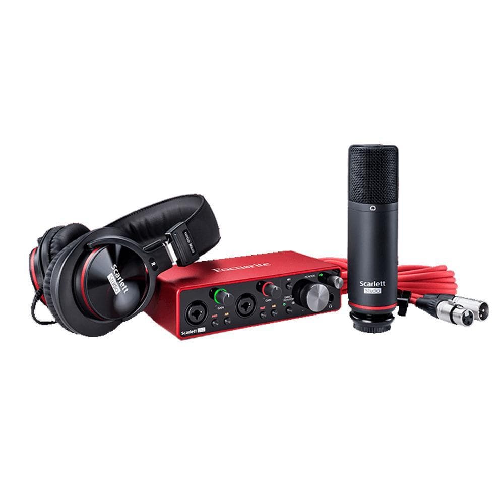 Focusrite Scarlett 2i2 Studio 3rd Gen USB Audio Interface and Recording Bundle - Image 2