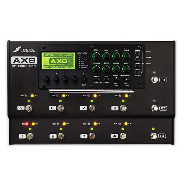 Fractal Audio AX8 Amp Modeler Multi-Effects Guitar Processor