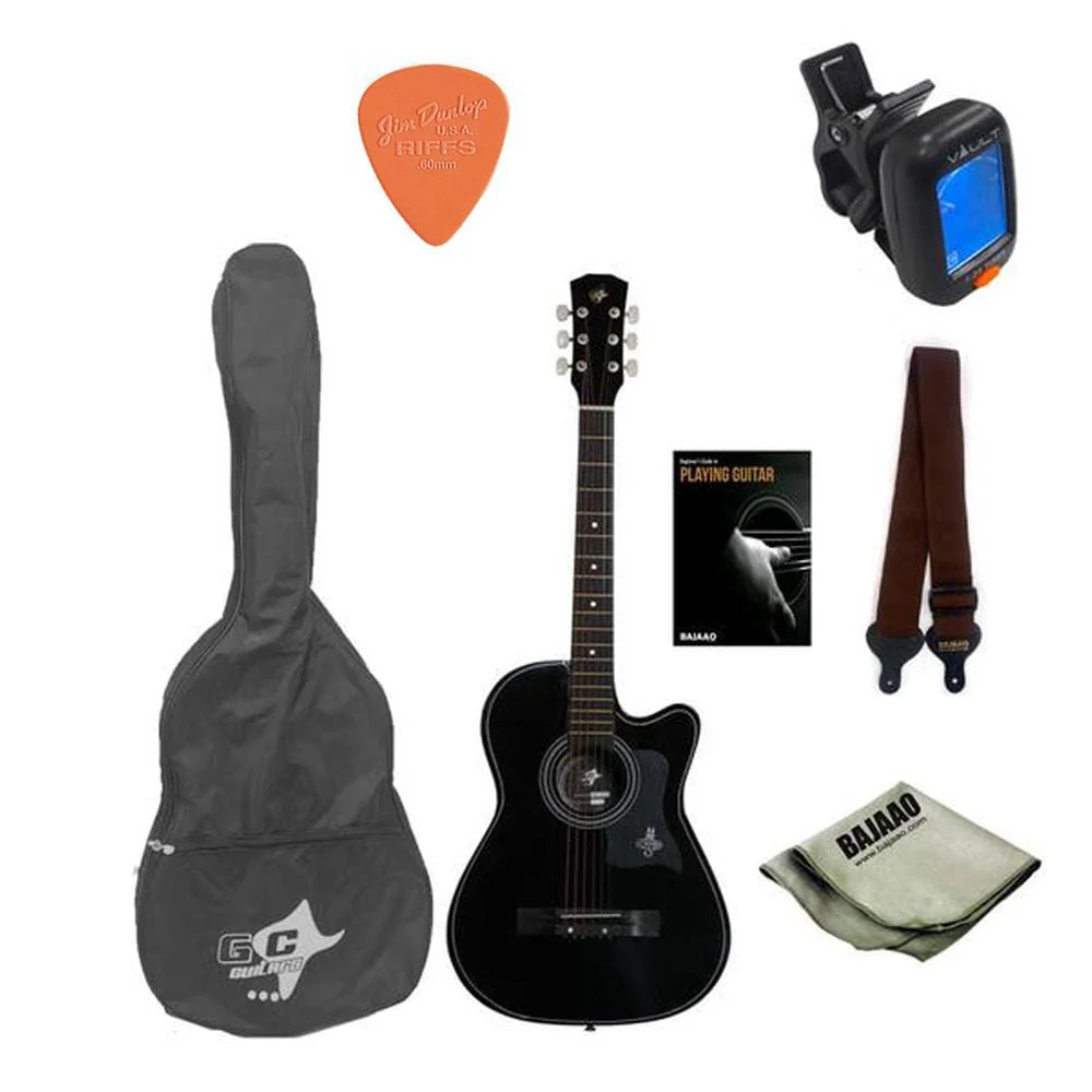 GC 38C Acoustic Guitar Starter Pack With E-Book