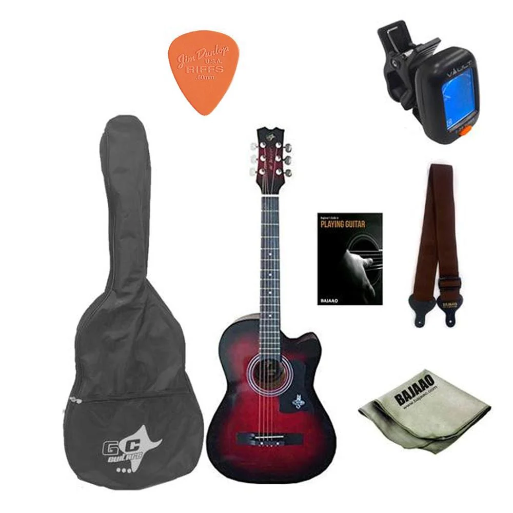 GC 38C Acoustic Guitar Starter Pack With E-Book - Image 3