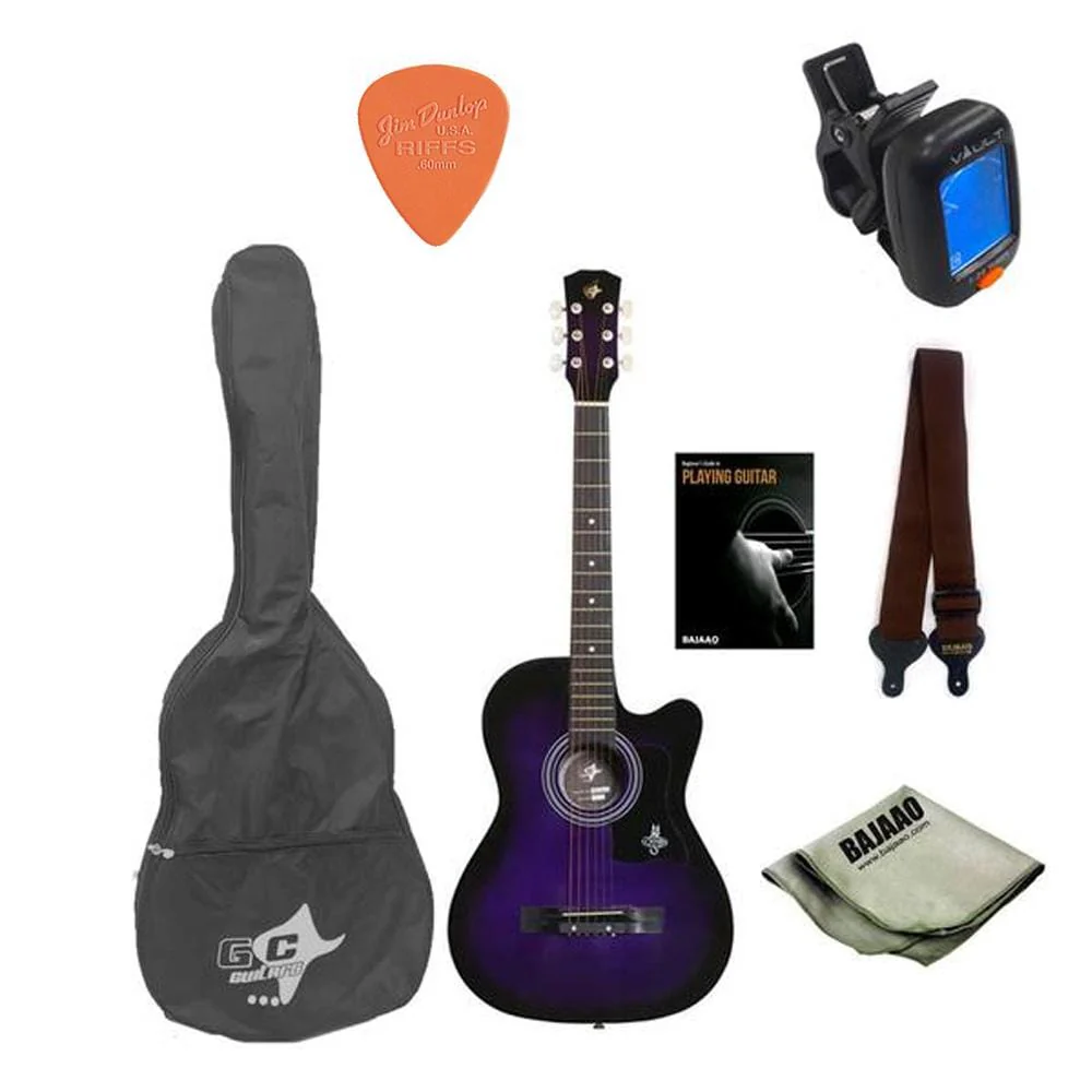 GC 38C Acoustic Guitar Starter Pack With E-Book - Image 6