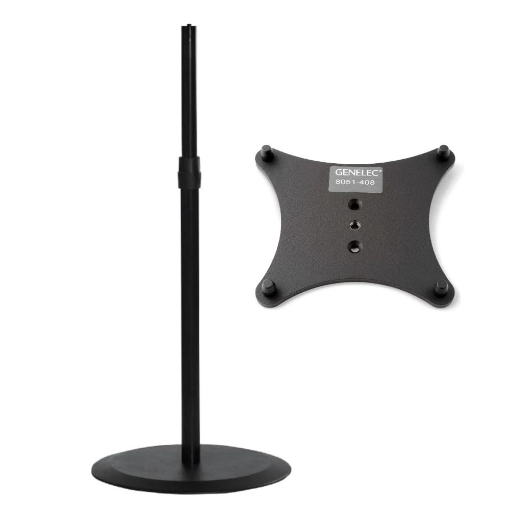 Genelec 8000-409B Floorstand with 8051-408 Iso-Pod Plate