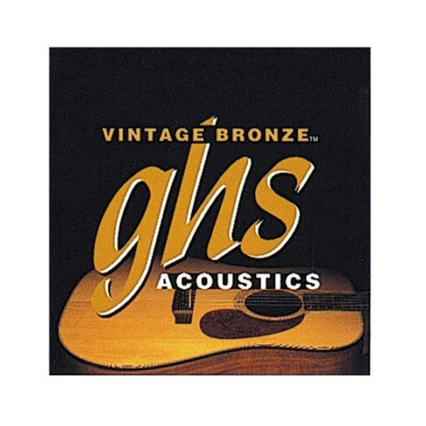 GHS VN-UL Acoustic Guitar Strings - Vintage Bronze, Ultra Light 10-46