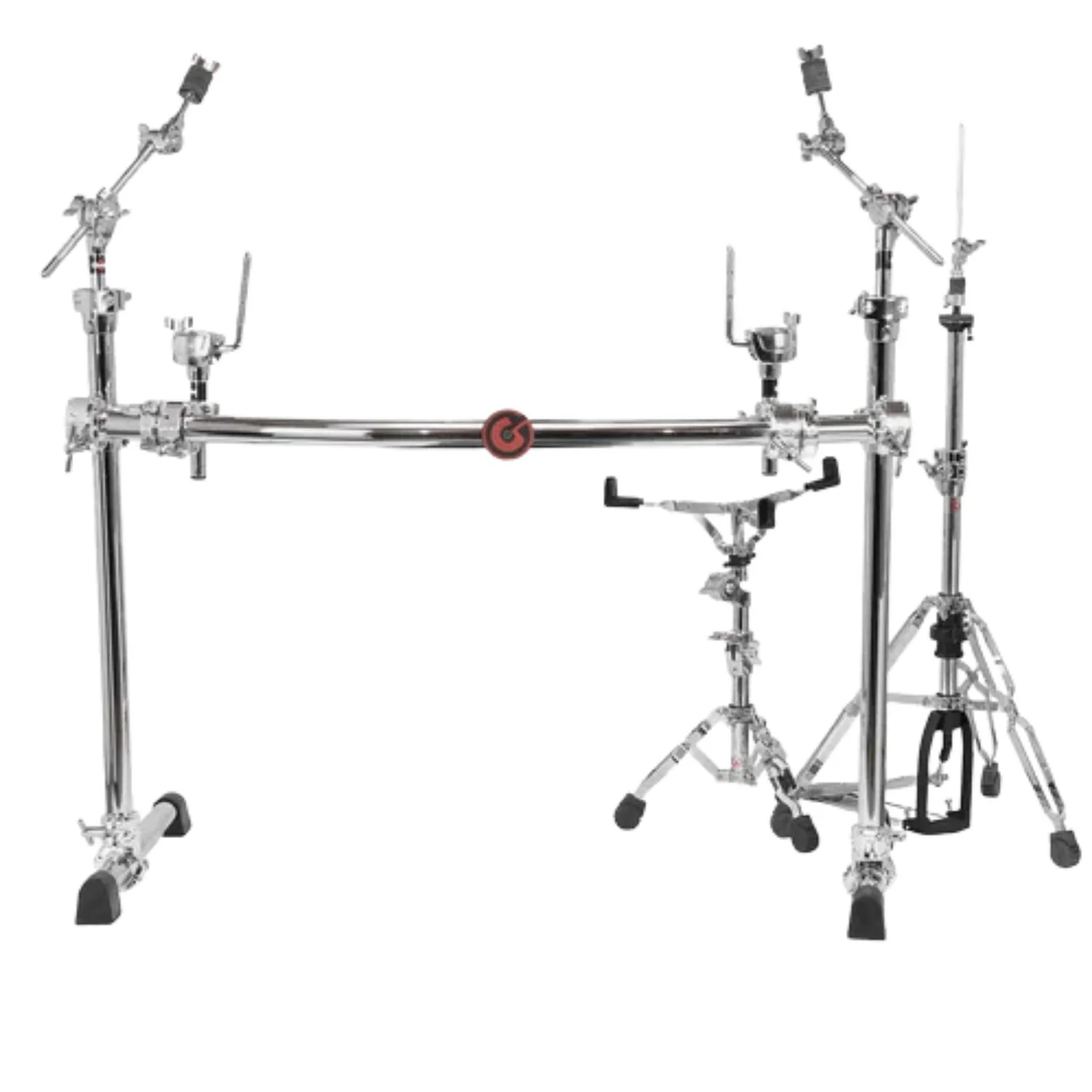 Gibraltar GCS302C Drum Rack Pack with Chrome Clamps and Boom Cymbal Arms - Image 3