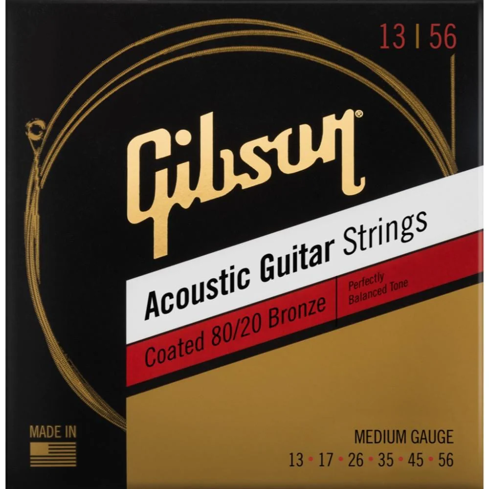 Gibson Coated 80/20 Bronze Acoustic Guitar Strings - Image 3