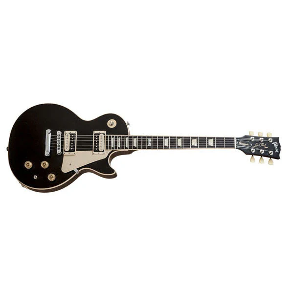 Gibson LPCS14PEBCH1 Electric Guitar, Les Paul Classic 2014 - Plain Top Ebony