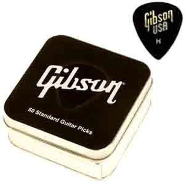 Gibson Heavy APRGG50-74H Guitar Pick Standard Tin - Pack of 50