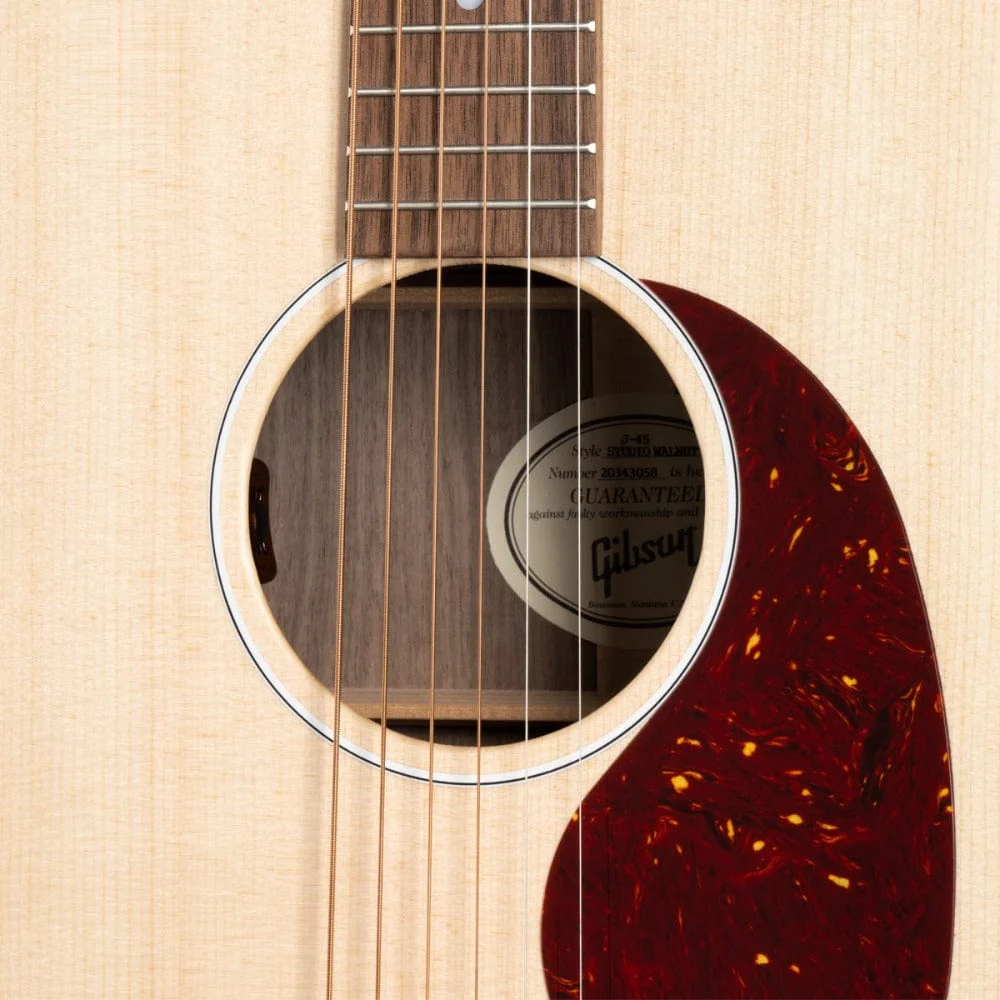 Gibson J-45 Studio Walnut 6-Strings Electro Acoustic Guitar - Image 11