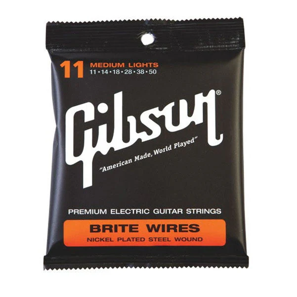 Gibson SEG-700ML Brite Wires Electric Guitar Strings - 0.011-0.050