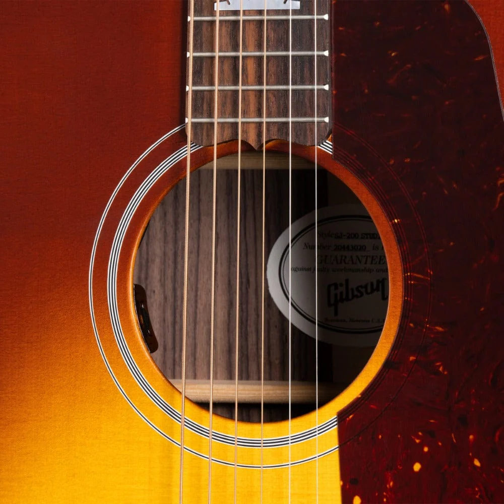 Gibson SJ-200 Studio Rosewood Electro Acoustic Guitar - Image 17