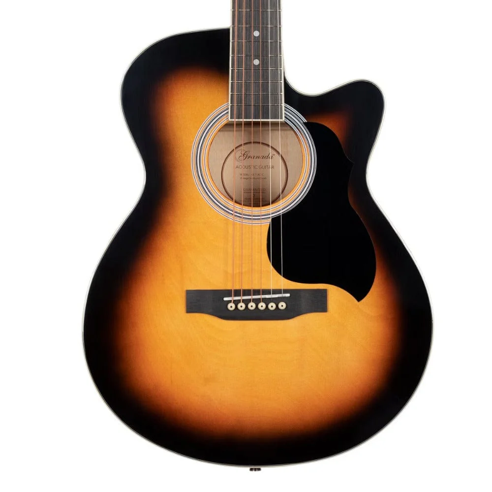 Granada GL113O-C 6 String Cutaway Acoustic Guitar - Image 17