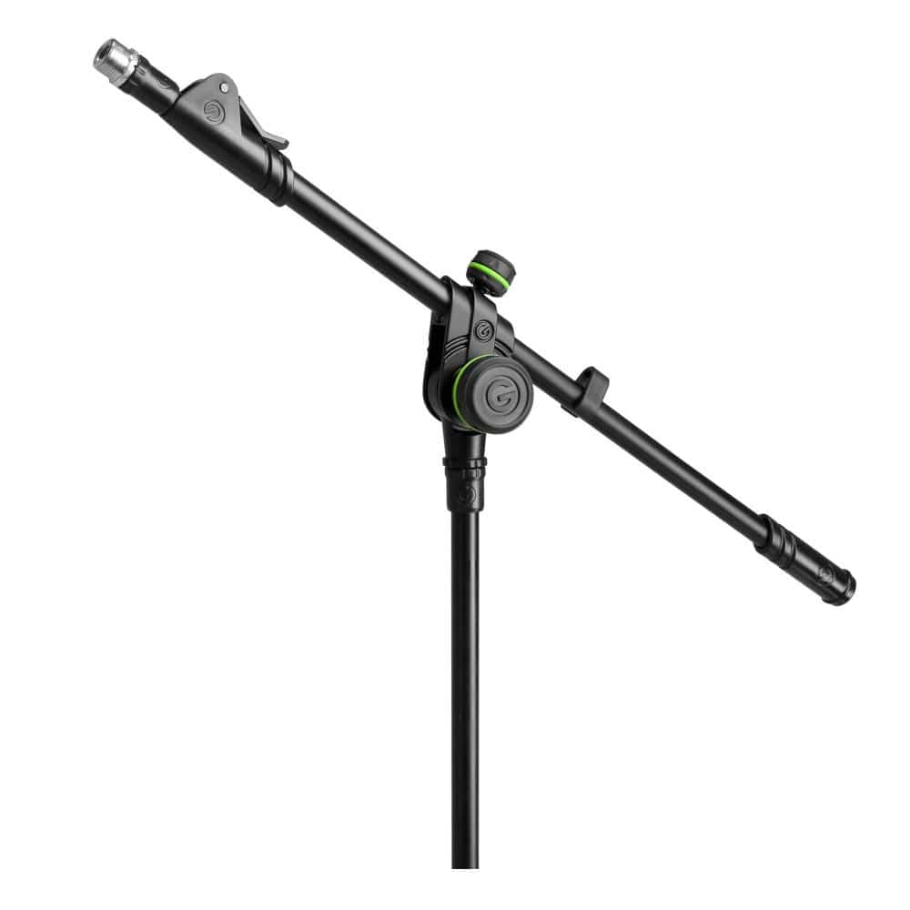 Gravity Microphone Stand with Folding Tripod Base and Adjustment Telescoping Boom - Image 2