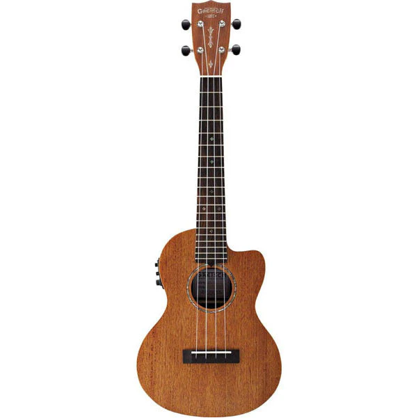 Gretsch G9121 Tenor ACE Electro Acoustic Ukulele with Gig Bag - Honey Mahogany Stain