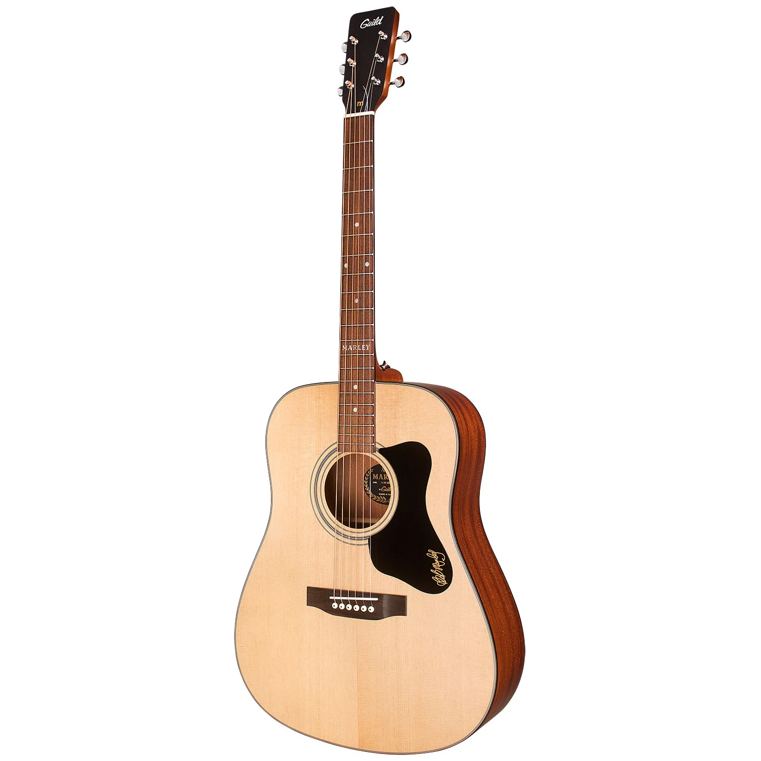 Guild A 20 Bob Marley Signature Series Acoustic Guitar with Gigbag - Image 2