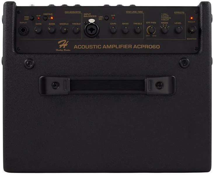Harley Benton AC PRO 60 Acoustic Guitar Amplifier Bundle - Image 5