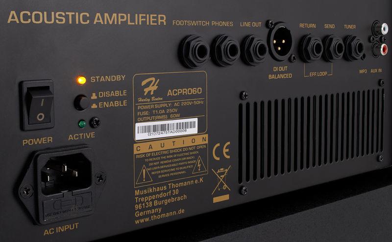 Harley Benton AC PRO 60 Acoustic Guitar Amplifier Bundle - Image 7