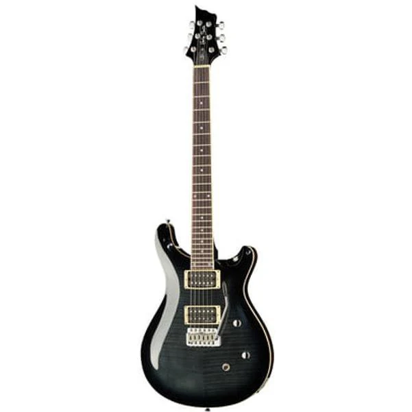 Harley Benton CST-24T Electric Guitar - Black Flame