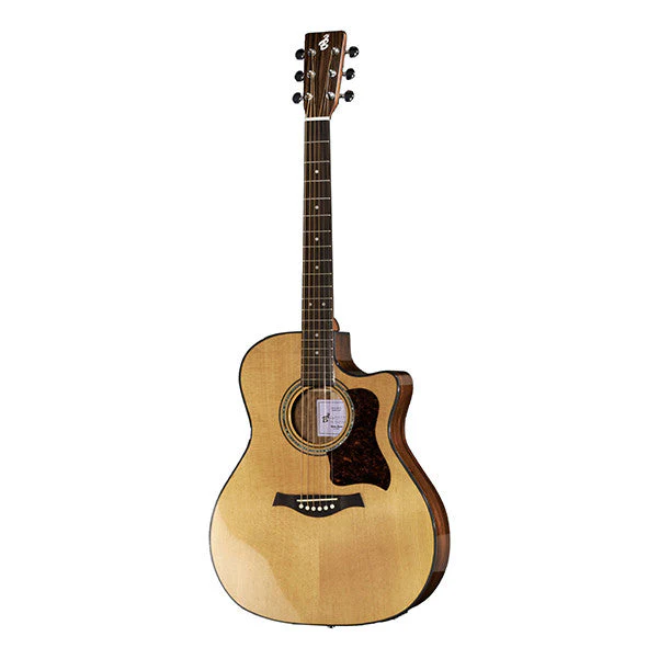 Harley Benton HB Custom Line CLG-414CE Cutaway Electro Acoustic Guitar - Natural High Gloss