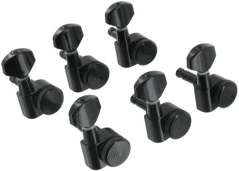 Harley Benton Parts Locking Tuners 6L Black - Image 2