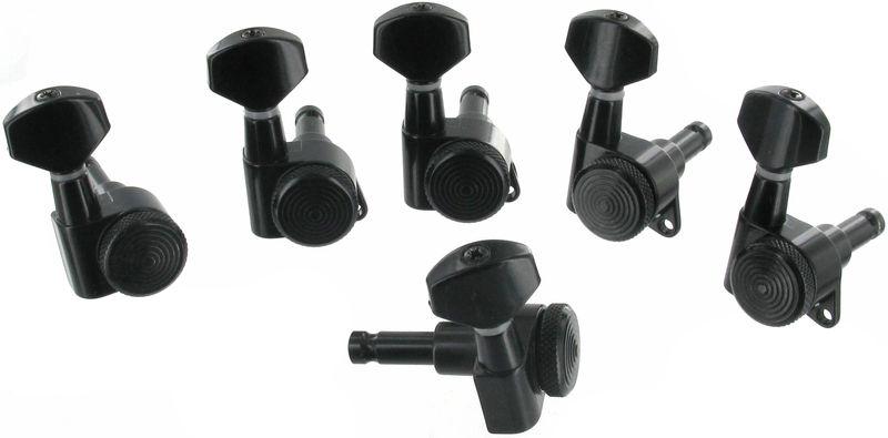 Harley Benton Parts Locking Tuners 6L Black - Image 3