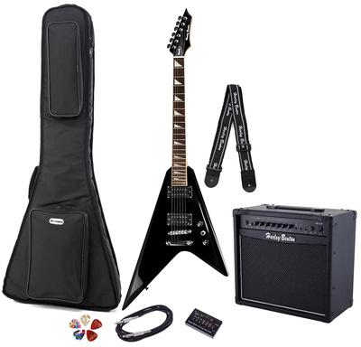 Harley Benton R-10 BK Rock Series Bundle 2