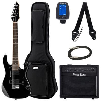 Harley Benton RG-Junior BK Bundle 1