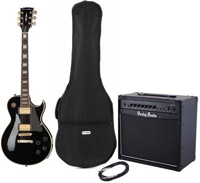 Harley Benton SC-500 BK Vintage Serie Bundle