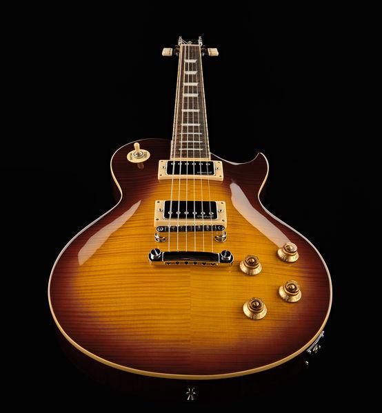 Harley Benton SC-550 Faded Tobacco Flame - Image 8
