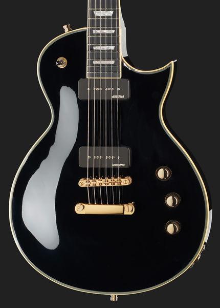 Harley Benton SC-Custom P90 Black - Image 4