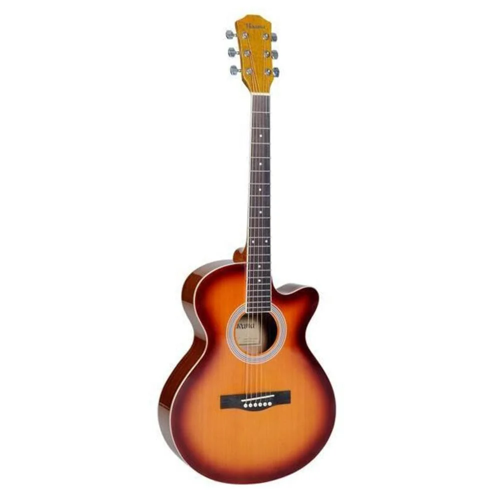 Havana AAG-39 Inch Cutaway Acoustic Guitar - Image 5