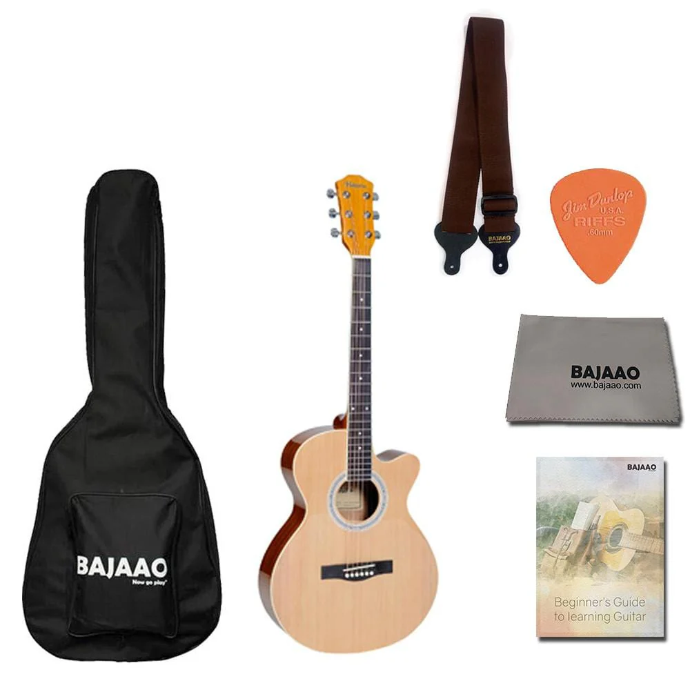 Havana FA391c 39-Inch Cutaway Acoustic Guitar - Image 10