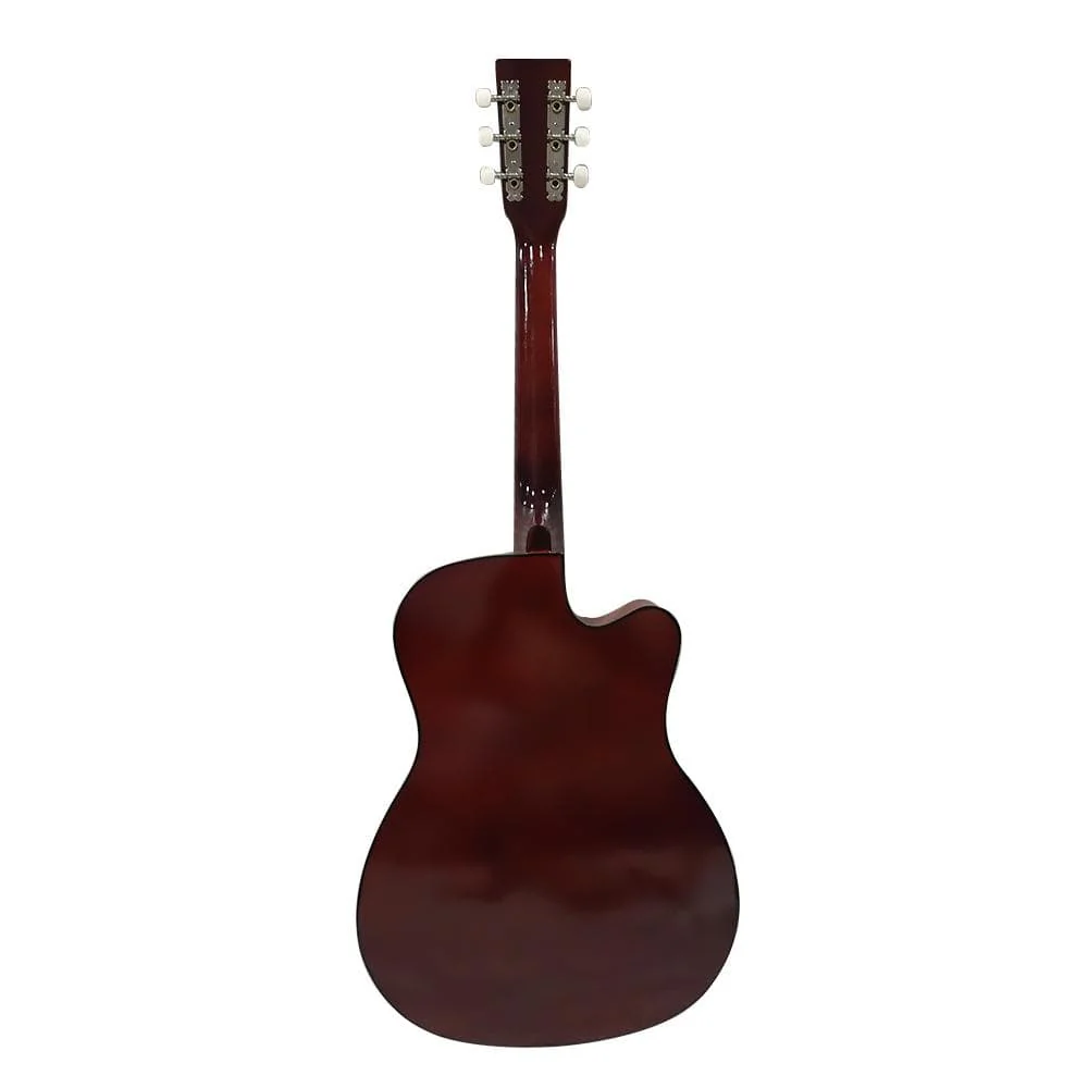 Henrix 38C Left-Handed Cutaway Acoustic Guitar - Open Box - Image 2