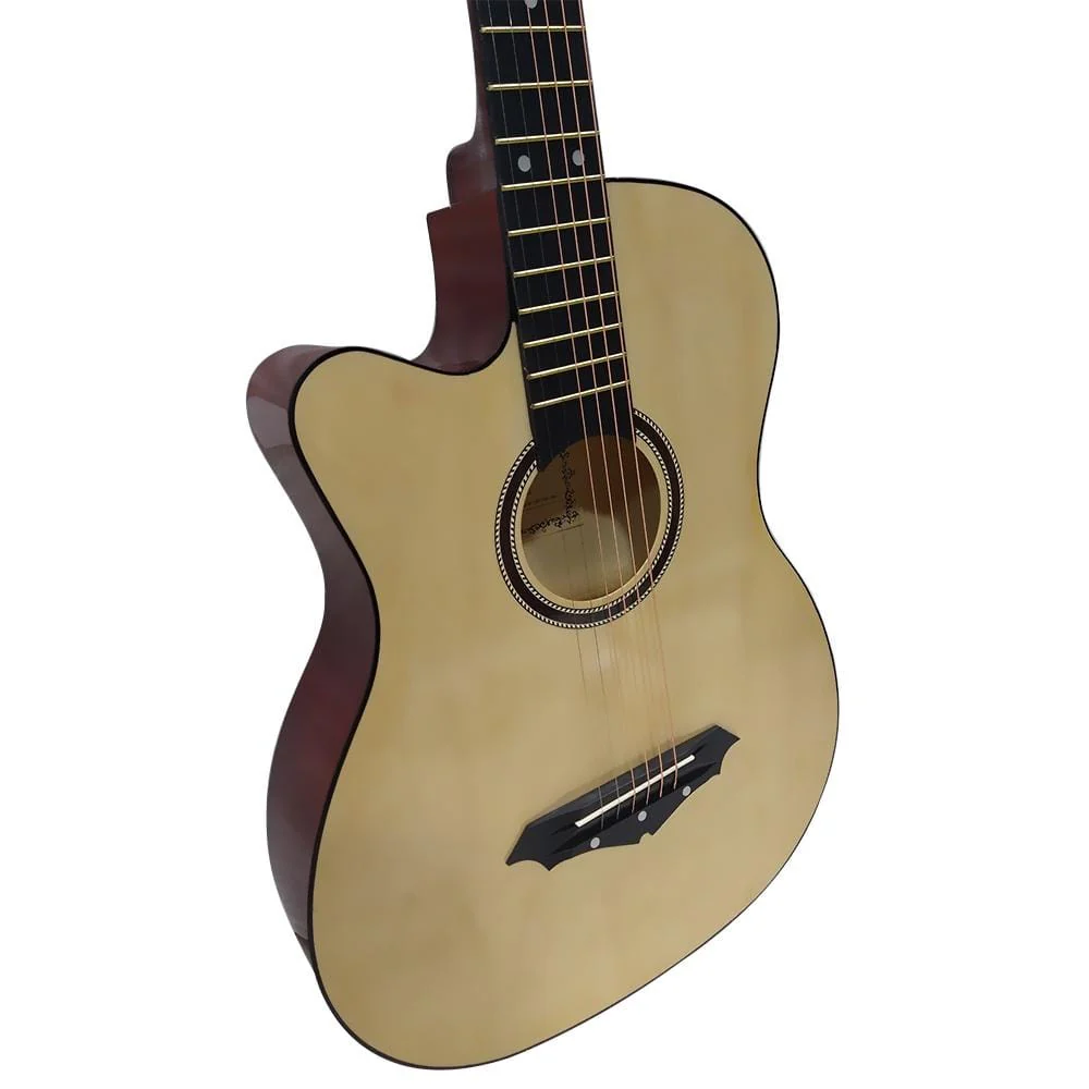 Henrix 38C Left-Handed Cutaway Acoustic Guitar - Open Box - Image 3