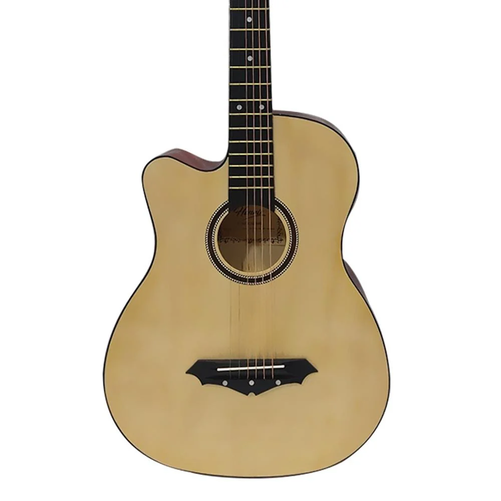 Henrix 38C Left-Handed Cutaway Acoustic Guitar - Open Box - Image 4
