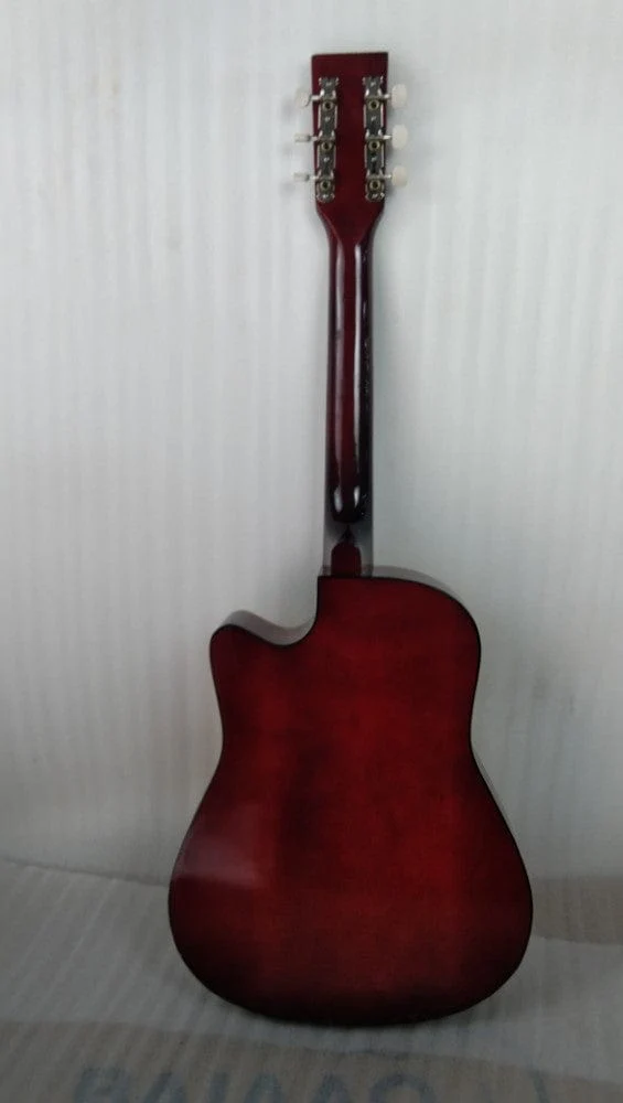 Henrix 38C Cutaway Acoustic Guitar - Natural - Open Box B Stock - Image 65