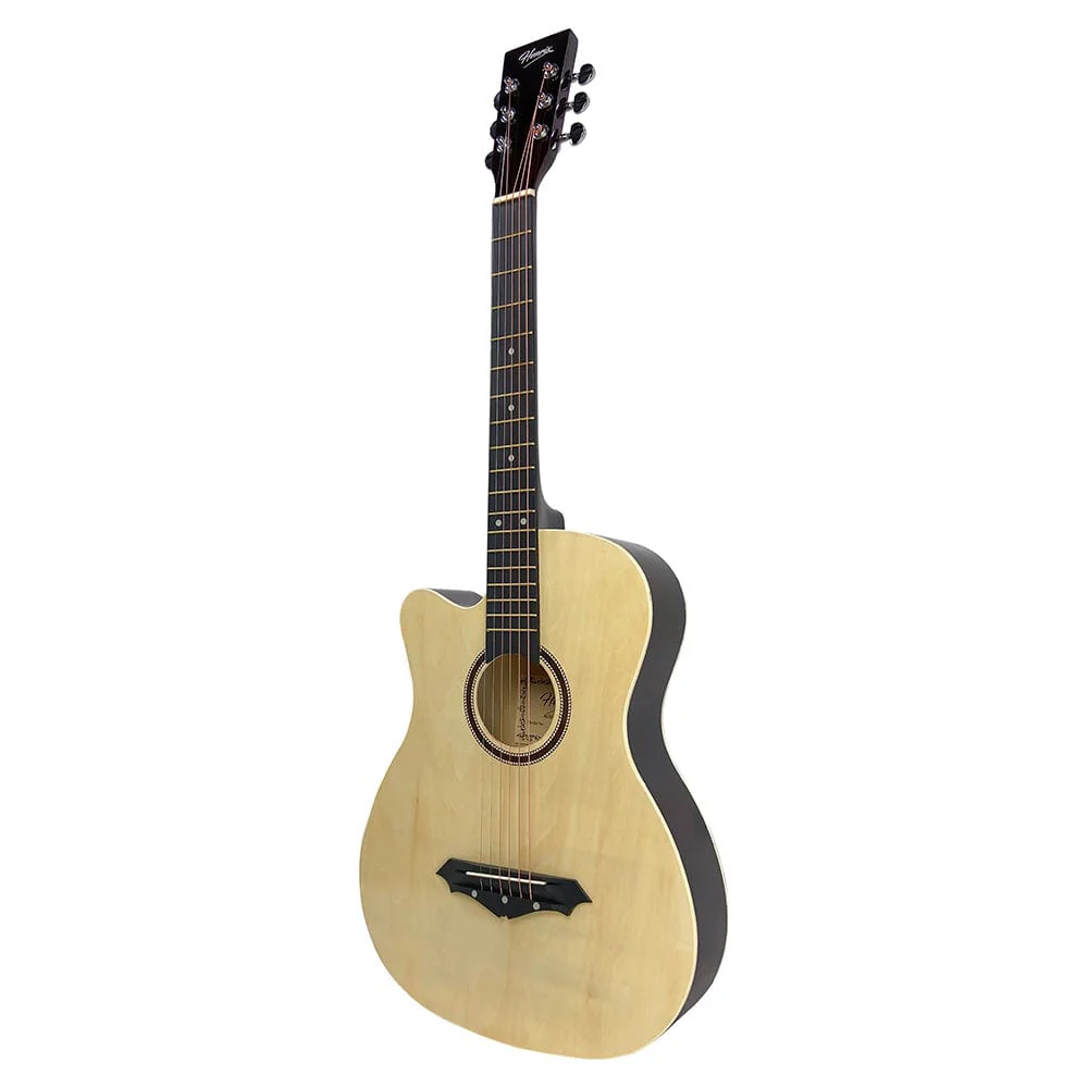 Henrix PRO 38C 38 Inch 6 String Cutaway Acoustic Guitar - Image 10