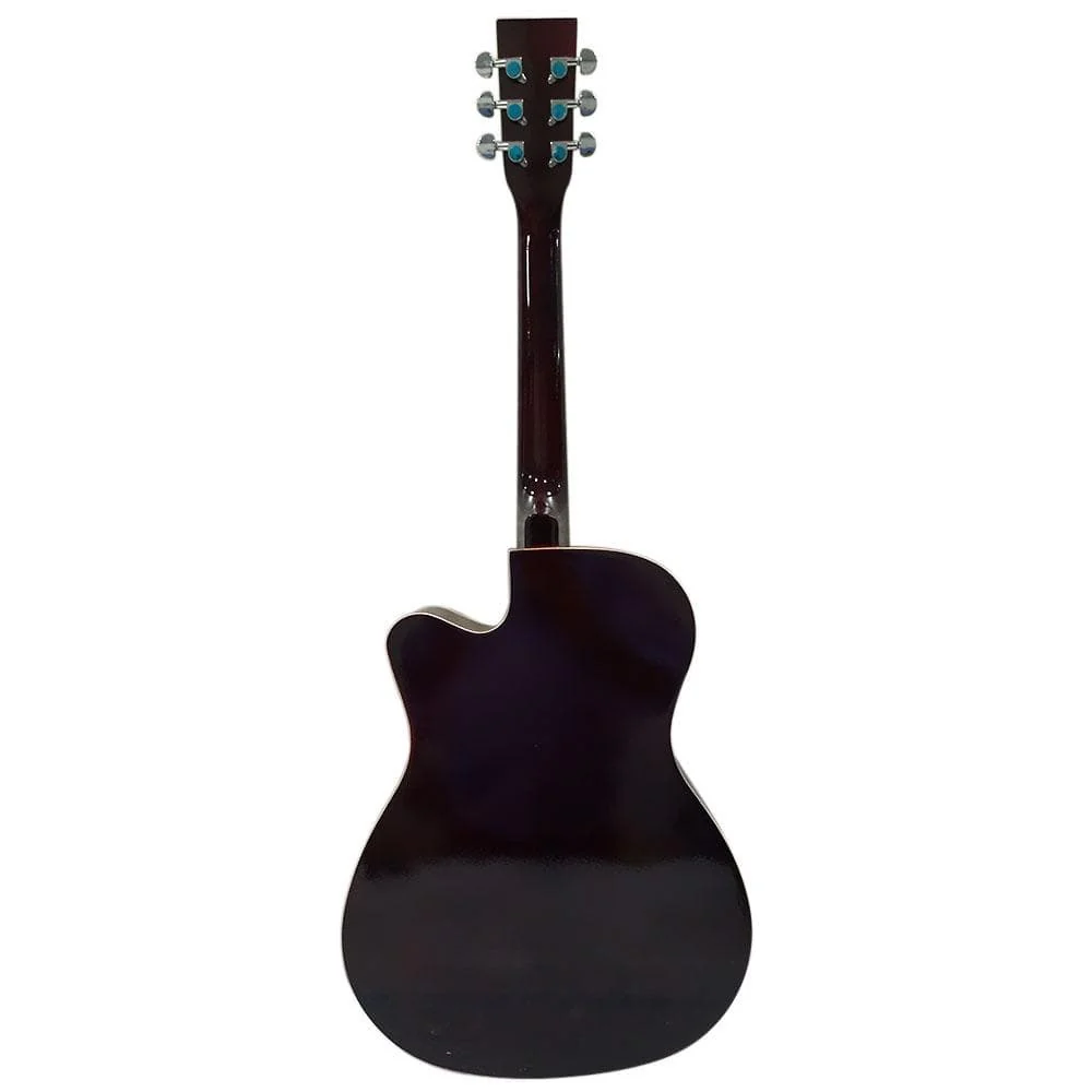 Henrix PRO 38C 38 Inch 6 String Cutaway Acoustic Guitar - Image 3