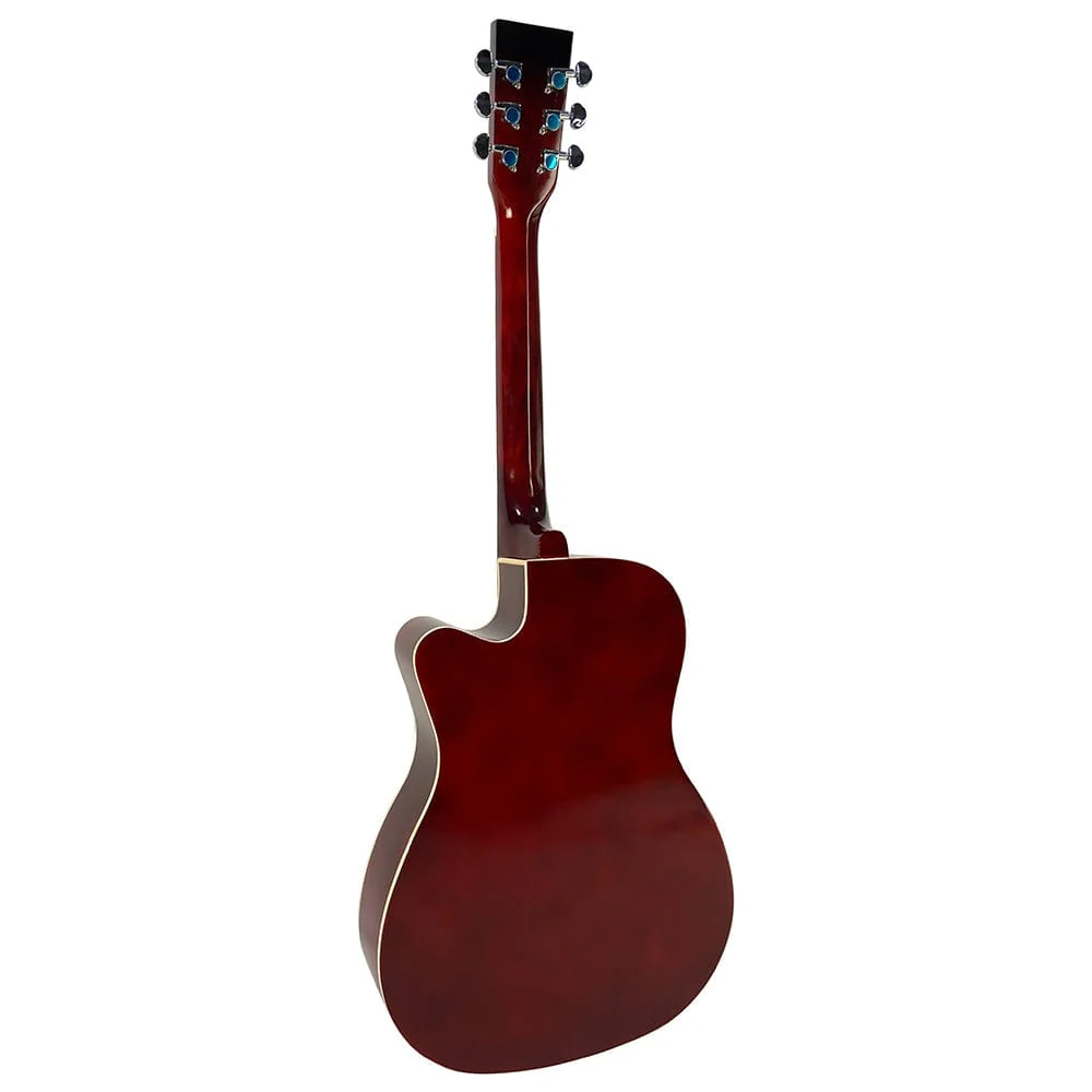 Henrix PRO 38C 38 Inch 6 String Cutaway Acoustic Guitar - Image 38