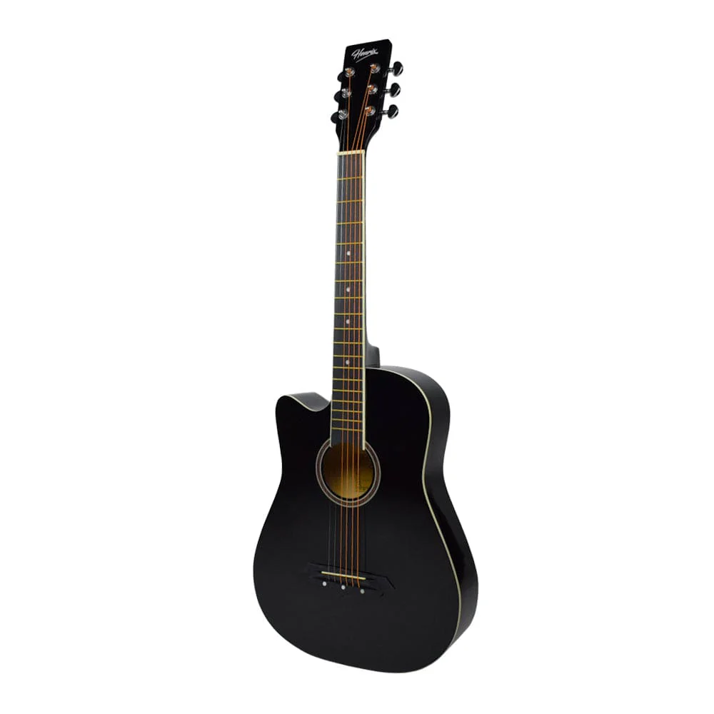 Henrix PRO 38C 38 Inch 6 String Cutaway Acoustic Guitar - Image 58