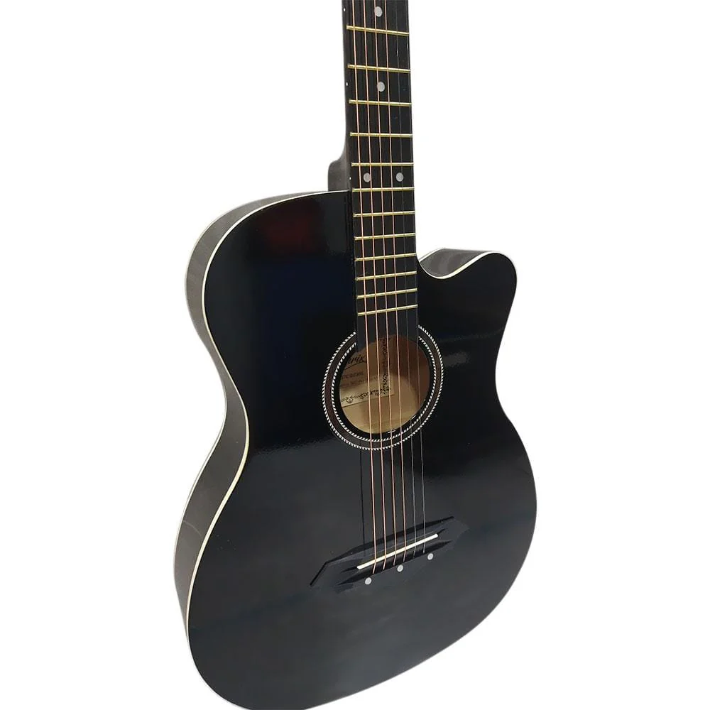 Henrix PRO 38 Inch 6 String Cutaway Acoustic Guitar - Open Box - Image 3